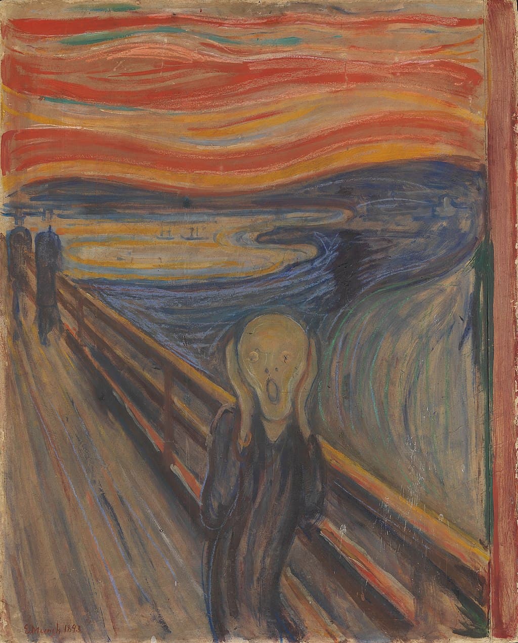 The Scream is an art composition created by Norwegian artist Edvard Munch in 1893.